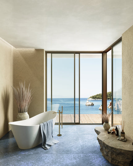 Cadă din compozit, lucioasă Florida