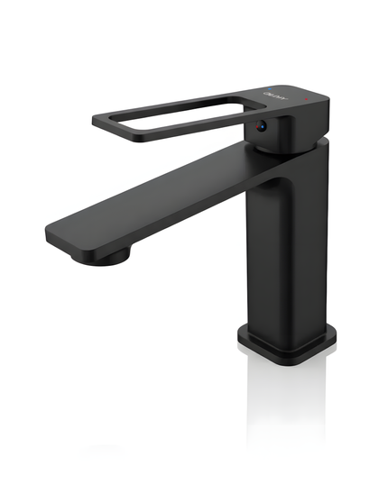 Baterie lavoar – Colecția Silva – Negru mat