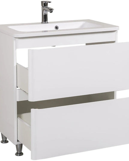 Mobilier de baie pe pardoseală Accent alb