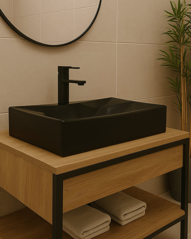 Lavoar Ceramic Negru Mat A526-CBK-M