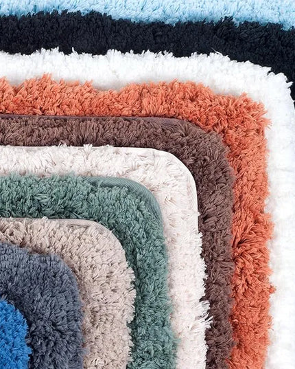 Covoraș baie din microfibră supersoft, antiderapant TRP, 45×75 cm, Gri