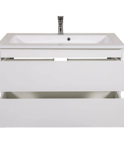 Mobilier de baie suspendat Accent alb