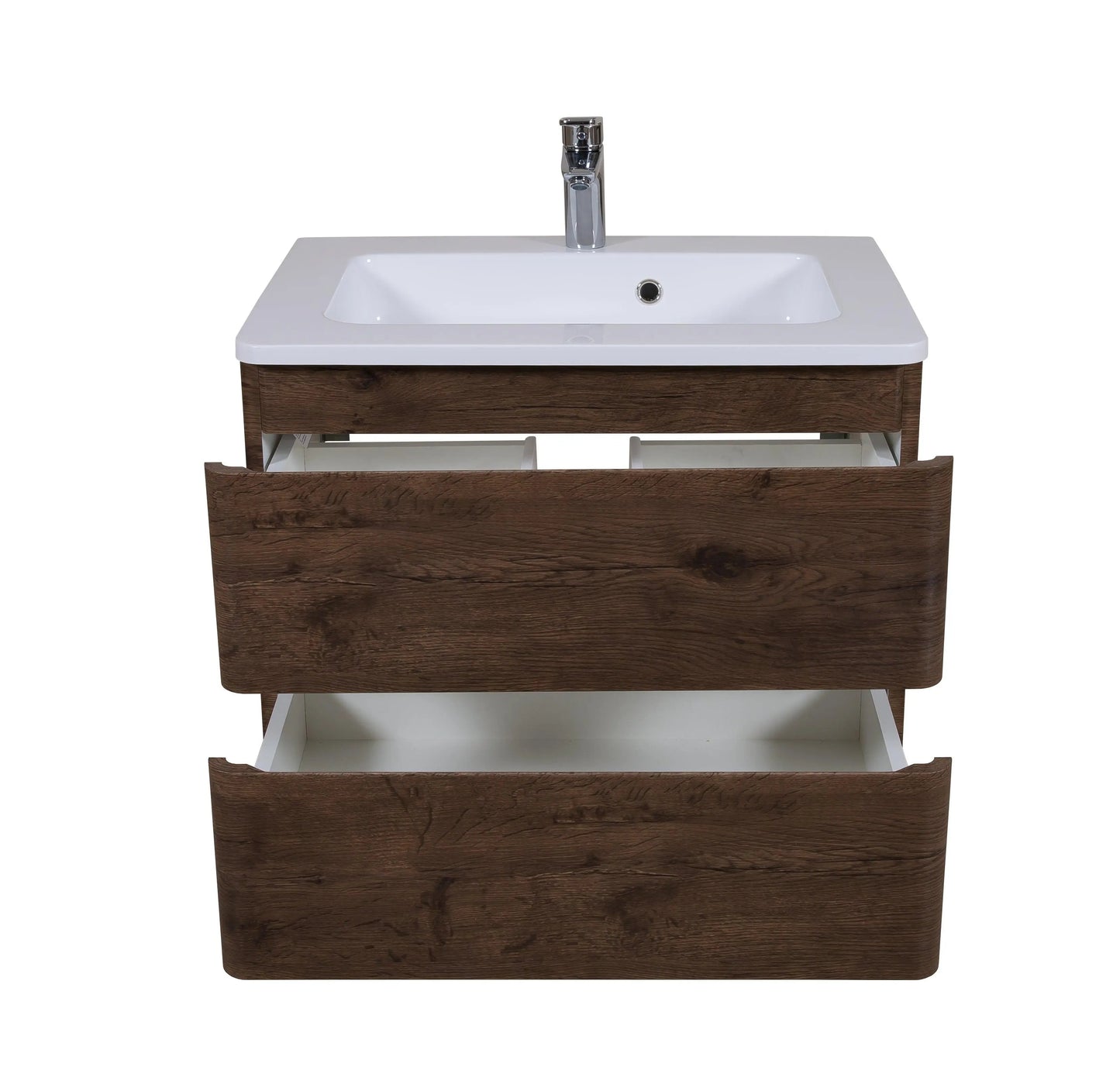Mobilier de baie suspendat Accent castan