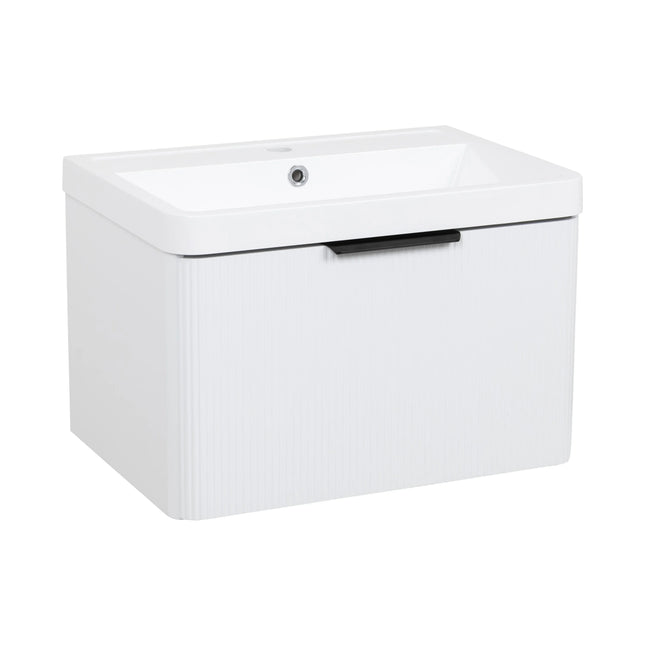 Mobilier de baie suspendat Frost, Alb