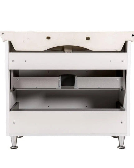 Mobilier de baie pe pardoseală Paola, Alb