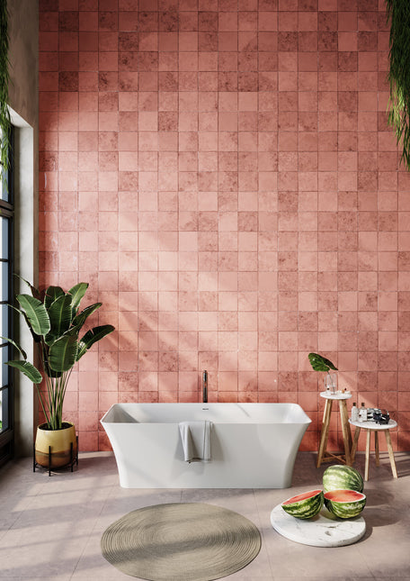 Cadă din compozit albă mată Bonita