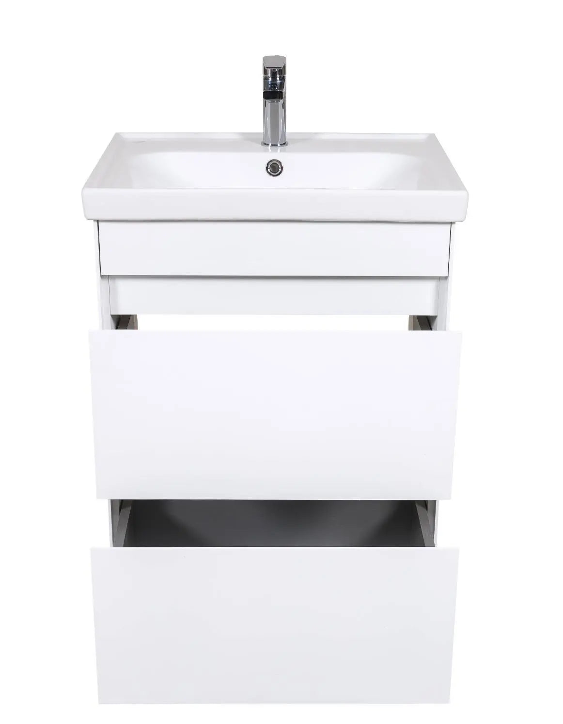 Mobilier de baie pe pardoseală Valencia Alb