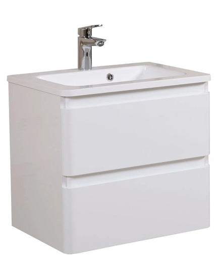 Mobilier de baie suspendat Accent alb