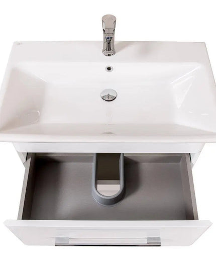 Mobilier de baie pe pardoseală Paola, Alb