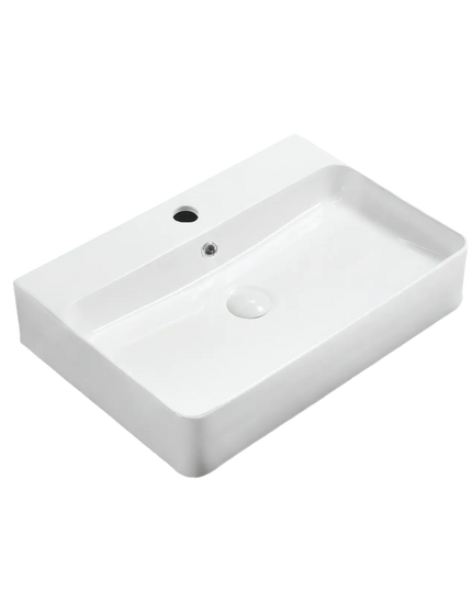 Lavoar ceramic dreptunghiular A451 – alb lucios