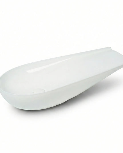 Lavoar ceramic cu formă atipică A797B – alb lucios