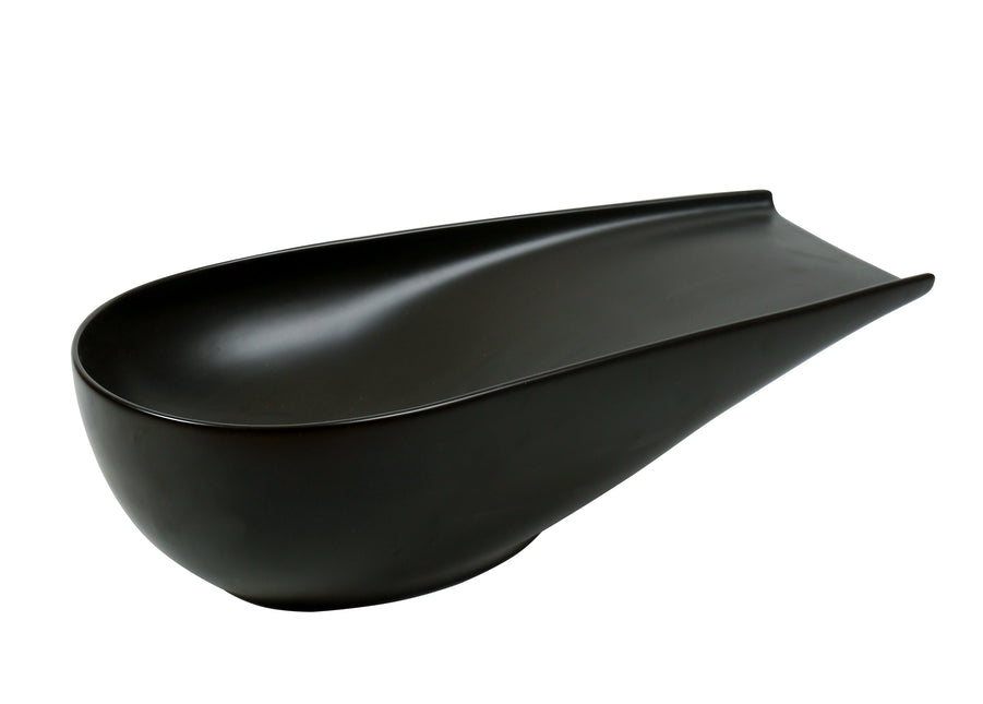 Lavoar ceramic cu formă atipică A797C-CBK-M – negru mat