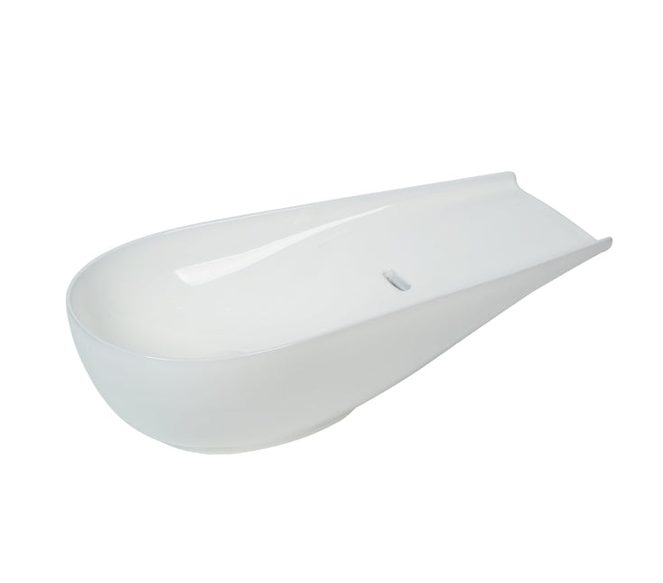 Lavoar ceramic cu formă atipică A797C – alb lucios