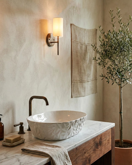 Lavoar ceramic oval A824 – alb lucios texturat