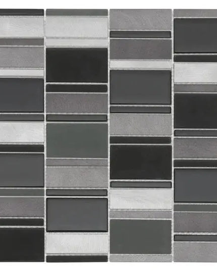 Mozaic Allumi Piano Grey 73 29,3×29,8