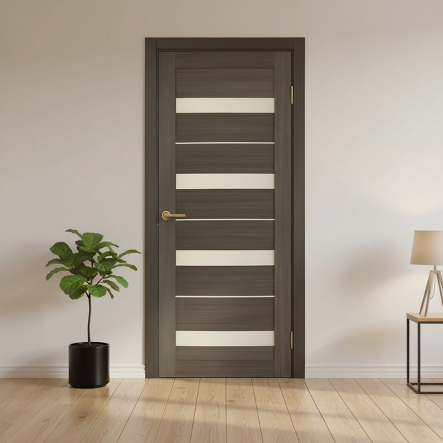 Ușă de interior cu toc fix Milano Mocha