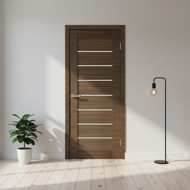 Ușă de interior Deco 10 cu toc fix, Amber Line