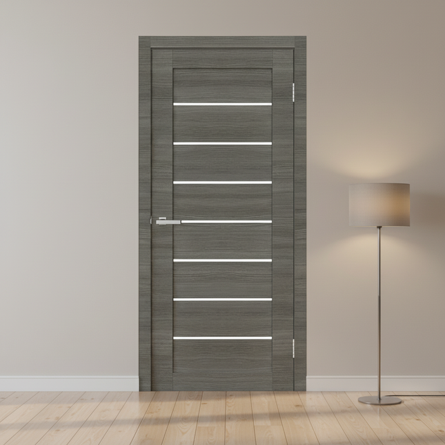 Ușă de interior Deco 10 cu toc fix, Ash line