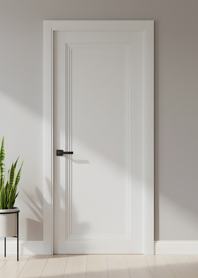 Ușă de interior T12 cu casetă frezată