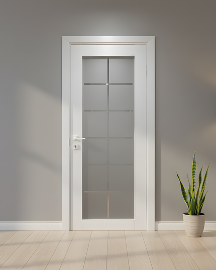 Usa de interior alb mat vopsit LOFT PORTO