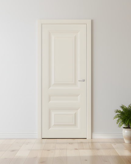 Ușă interior Smart 3 Culoare magnolie – complet echipată, cu toc reglabil