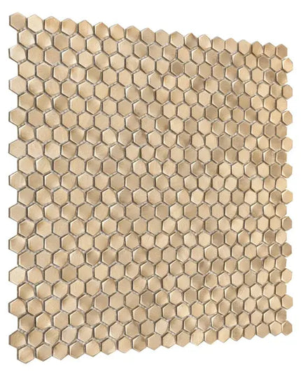 Mozaic Allumi Gold Hexagon 14 30×30
