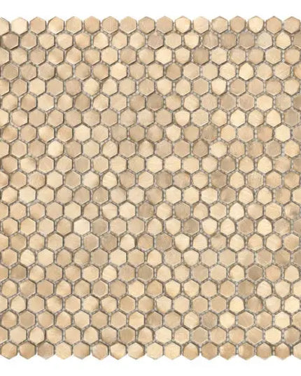 Mozaic Allumi Gold Hexagon 14 30×30