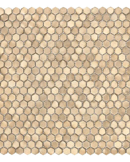 Mozaic Allumi Gold Hexagon 14 30×30