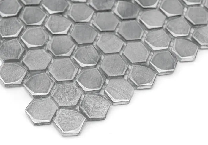 Mozaic Allumi Silver Hexagon 14 30×30