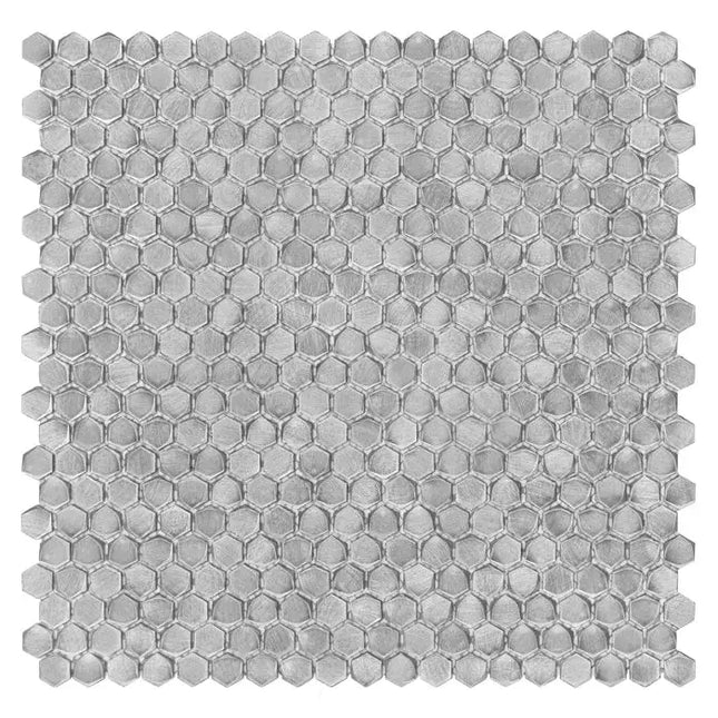 Mozaic Allumi Silver Hexagon 14 30×30