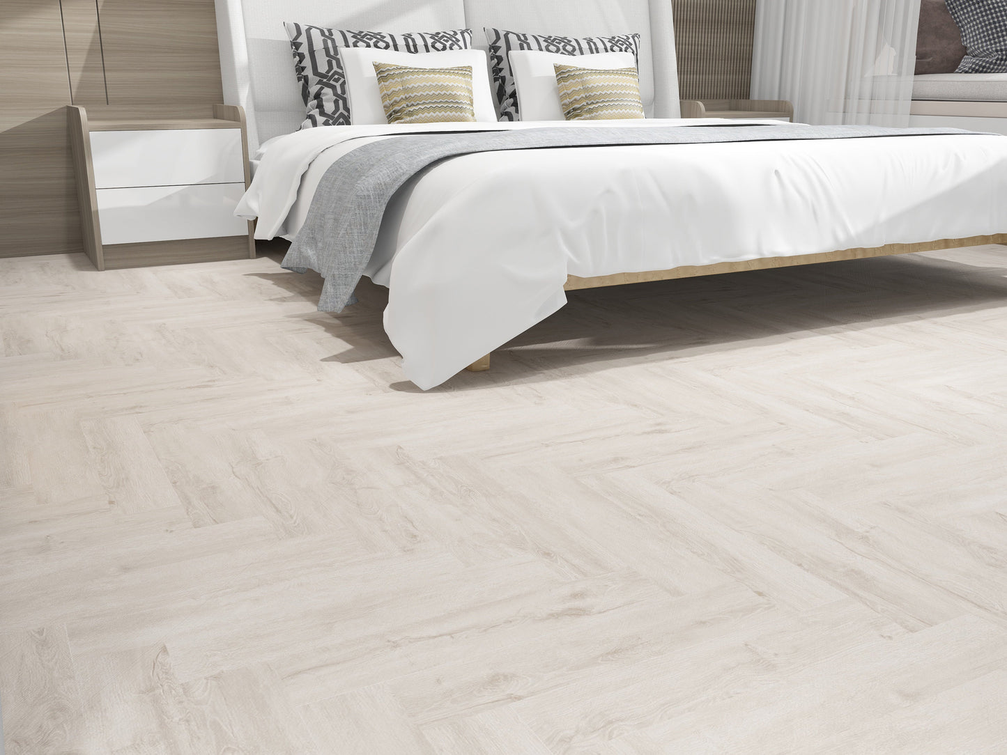 Parchet SPC Herringbone Amber Oak 220 – 625x127x6,5 mm