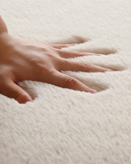Covor Pufos Rabbit Veronico Crem