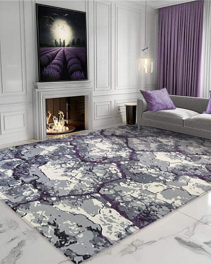 Covor Milano Bedrock Crem Lila/ 0595B