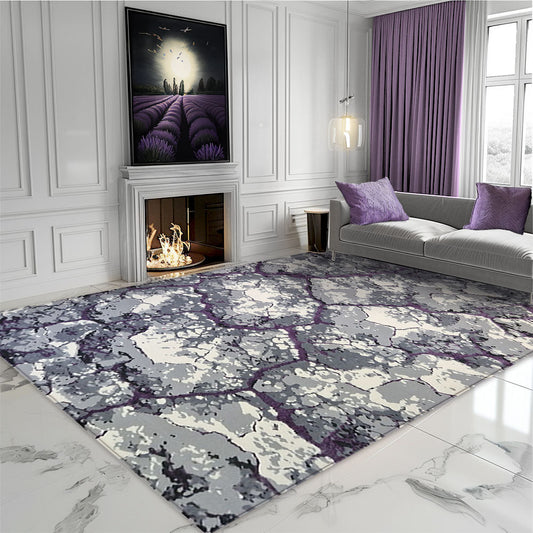 Covor Milano Bedrock Crem Lila/ 0595B