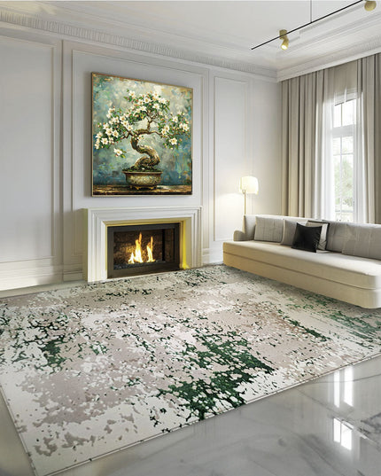 Covor Milano Modern Crem Verde/ 0566B