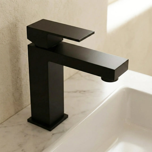 Baterie lavoar – Colecția Mason – Negru mat