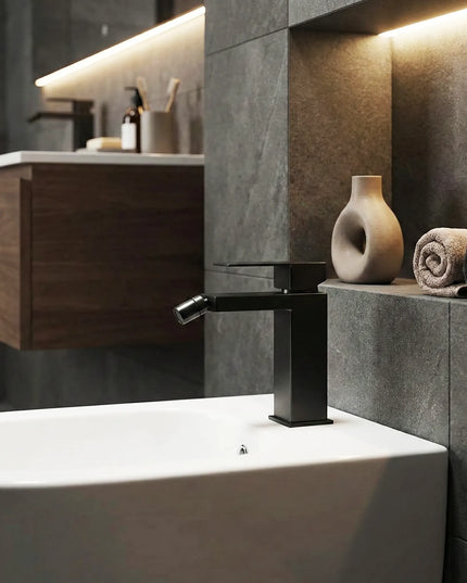 Baterie bideu – Colecția Mason – Negru mat