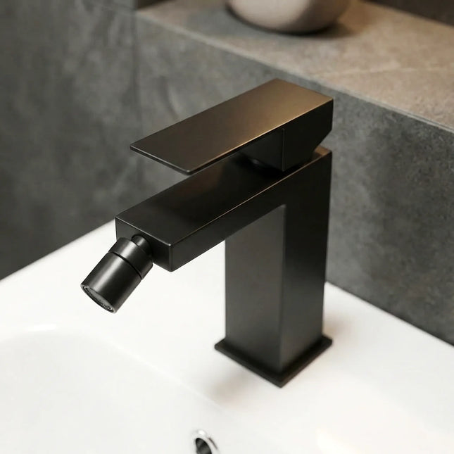 Baterie bideu – Colecția Mason – Negru mat