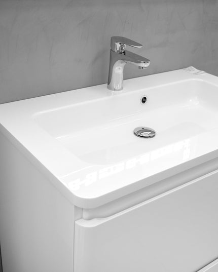 Mobilier de baie suspendat Accent alb