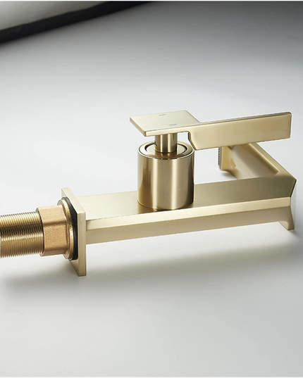 Baterie lavoar Distinct Minimal, design modern, din alamă, Auriu