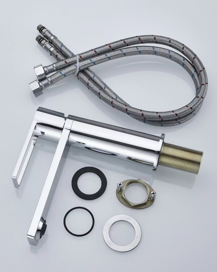 Baterie lavoar Essential, design modern, Cromat, 5001