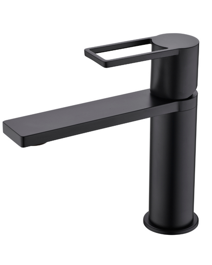 Baterie lavoar Essential, design modern, Negru, 5001-1