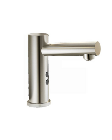 Baterie lavoar cu senzor, Flow Effect, design modern, din alamă, Crom