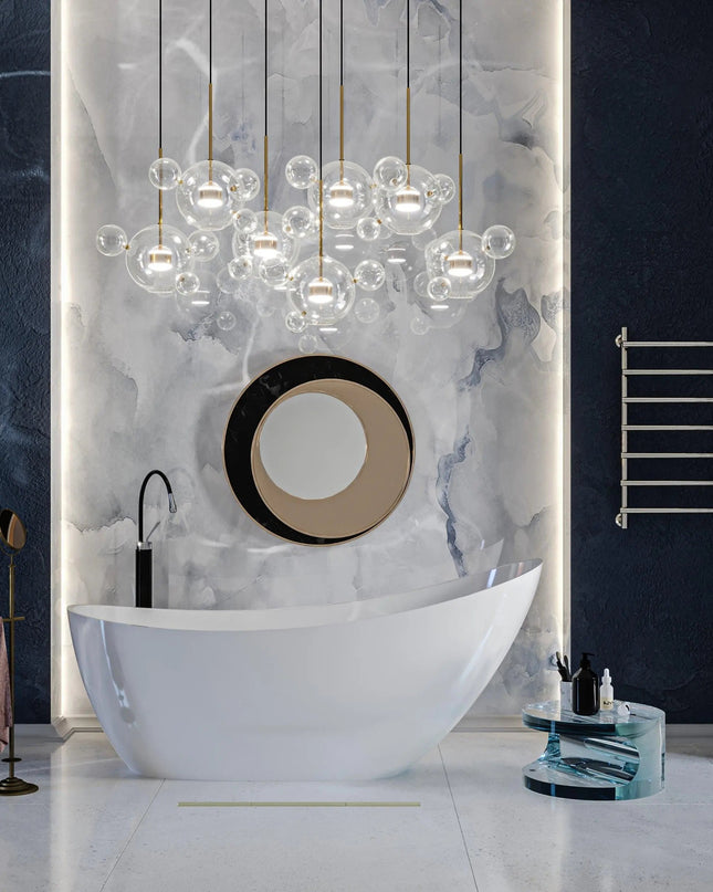 Cadă din compozit albă mată Marina