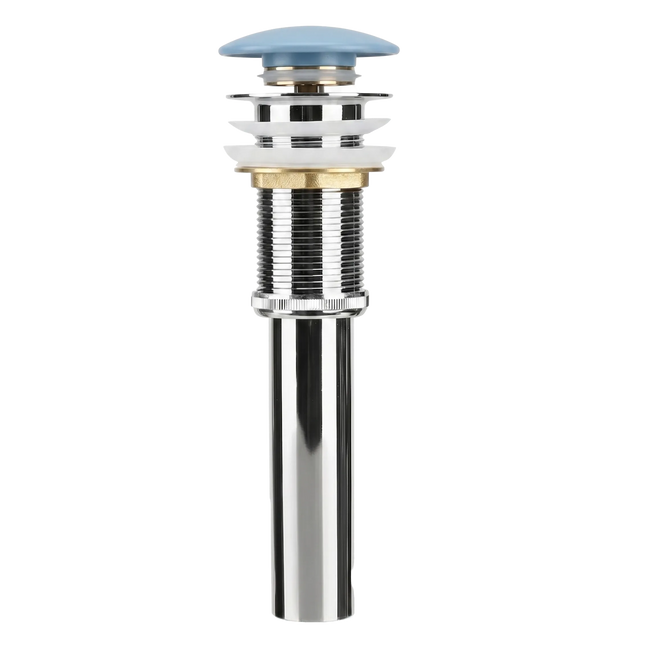 Ventil lavoar tip pop-up cu capac ceramic albastru