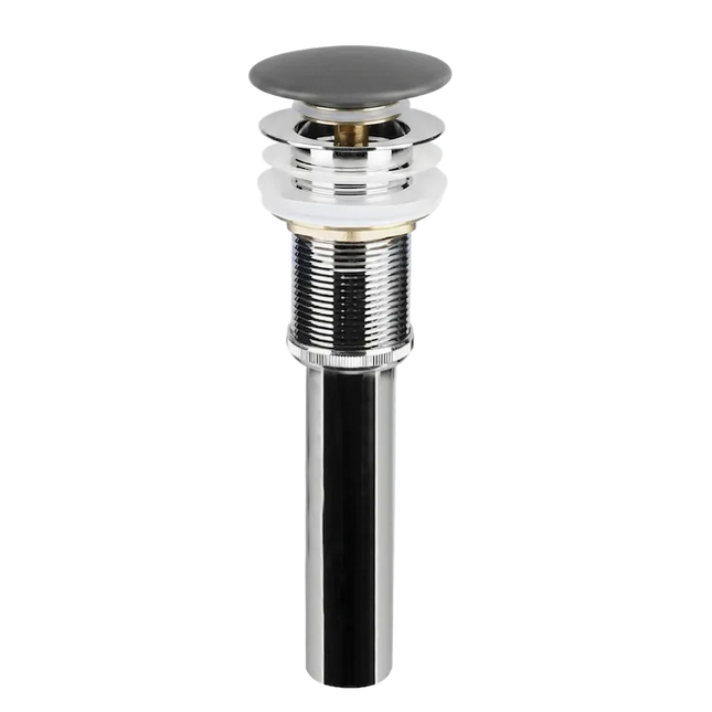 Ventil lavoar tip pop-up cu capac ceramic gri