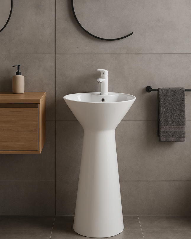 Lavoar freestanding H11 alb – design modern