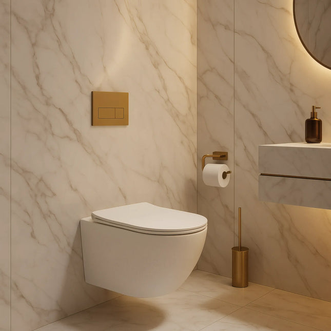 Vas WC Suspendat Luxury - Alb Mat, Rimless