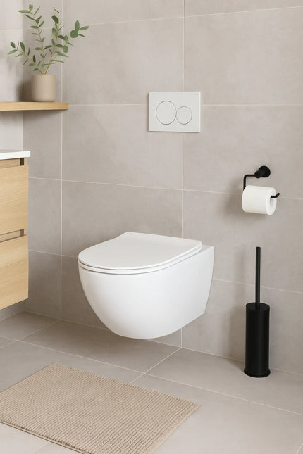 Vas WC Suspendat Rimless - White Glossy