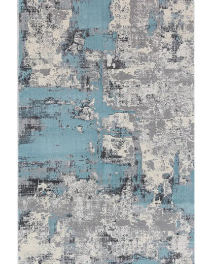 Covor living Rose 51272 E Turcoaz/Gri